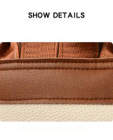 Bolso de hombro informal de estilo coreano, mochila multifuncional para mujer, simple pero elegante - details 9