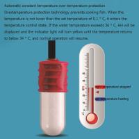 Mini calentador de pecera de 10/15W, calentador termostático automático de ahorro de energía para tortugas 15-34 ° C Calentador sumergible para acuario ajustable - details 2