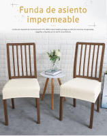 Sillas de Asiento deslizantes Para Casa, Hotel, Tela Jacquard Resistente al Agua - details 0