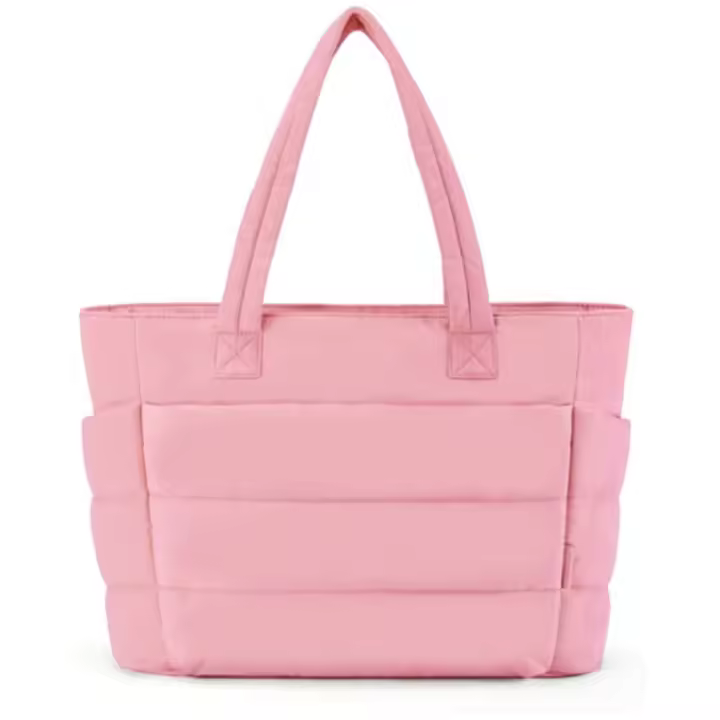 Bolso de mano para mujer, ligero, esponjoso, portátil, de viaje, apto para fitness, bolso de mano para trabajo. - 1