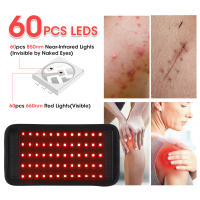Almohadilla de terapia de luz roja infrarroja, 660nm, 850nm, reparación de heridas, alivio del dolor de espalda, envoltura adelgazante corporal, cinturón, cintura, hombro, máquina calentada - details 1