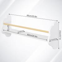 Estantería de Pared para Libros Infantiles Librería Montada en Pared con 3 Estantes - details 2