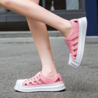 Agujero zapatos pareja ocio al aire libre versión coreana playa transpirable antideslizante suela suave hueco sandalias lluviosas - details 34