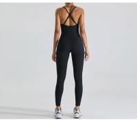 Traje de Yoga para Mujer Casual de Un Piezo con Efecto Adelgazante para Danza y Gimnasio Ropa Deportiva de Nylon Ideal para Primavera y Verano - details 15