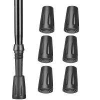Bastones de goma para caminar, protectores de gorras para senderismo, 6cps - details 0