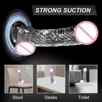Plug de Anus y Vagina de Gelatina Suave Transparente Juguete Sexual Realista de 4 Tamaños para Mujeres Hombres Salud Sensual - details 8