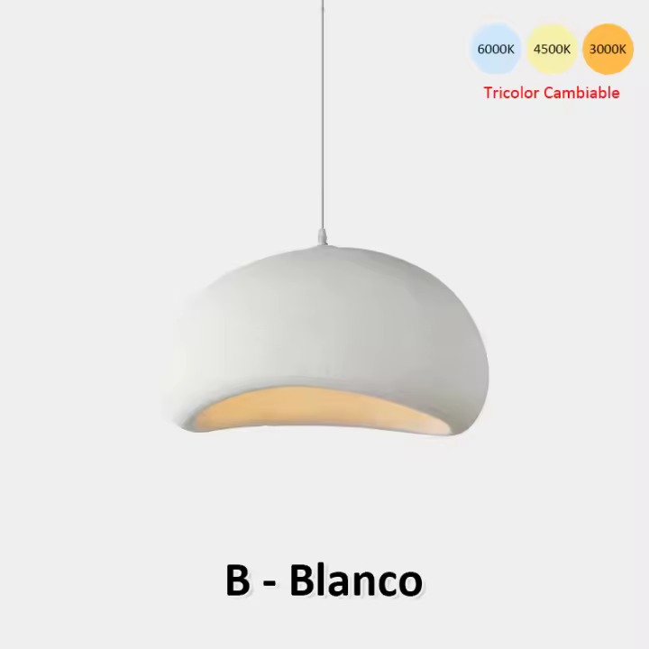 LEFAN-lámpara colgante de estilo wabi-sabi para el hogar, luz decorativa para restaurante, 20/30/40/50CM - 1