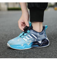 Nuevos zapatos deportivos ligeros para niños, zapatillas de deporte con hebilla giratoria para niños, zapatillas informales transpirables para correr, zapatillas de tenis para niños al aire libre - details 14