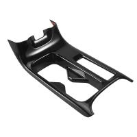 Consola central negra brillante para coche, soporte para vasos, cubierta decorativa, pegatinas embellecedoras para Honda HRV HR-V Vezel 2021 2022 LHD - details 1