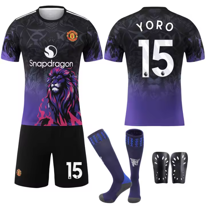 Conjunto de Uniforme de Fútbol de Leyenda Bayern 2 Mangas Cortas Talla Grande Deportes y Afueros - 1