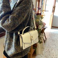 Bandolera mensajero de cuero de PU elegante, bolso bandolera de Color sólido, bolso de mano para mujer - details 15