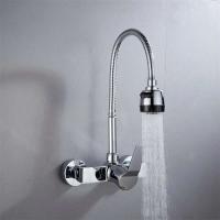 Grifo montado en la pared de acero inoxidable 304, lavabo de cocina, grifo de agua fría y caliente giratorio Universal - details 1
