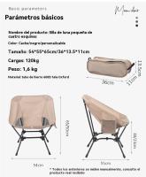 Silla reclinable jardin terraza portatil multifunciónal aire libre familiares party Camping - details 1