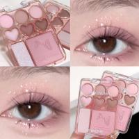 Paleta de Sombras de Ojos de Amor de 8 Colores Rouge de Alto Brillo Paleta Integrada de Belleza Duradera para V2O1 - details 5