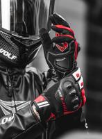 Guantes de moto para hombre, guantes de cuero con dedos completos para ciclismo y carreras, transpirables, Motowolf - details 6