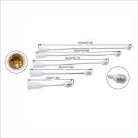 Adaptador de extensión de cuello de cisne L30/40/50/60cm de largo, Base E27 a E27, convertidor de enchufe de tornillo, extensor de lámpara, soporte de bombilla, 2 unids/lote por paquete - details 1