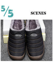 Zapatillas de Casa para Hombres en Invierno Calzado de Lino de Forro Abrizado - details 10