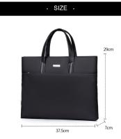 Bolso para ordenador portátil de negocios, maletín de alta calidad, bolso oficial para hombre, gran capacidad, impermeable, negro, azul y gris - details 4