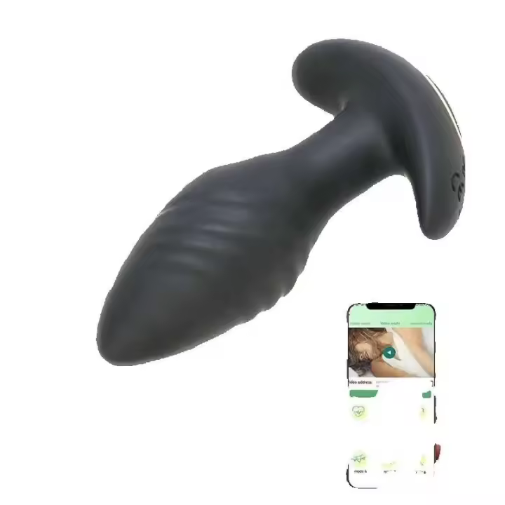 Leten potente MINI vibración Butt Plug juguetes hombres APP masajeador de próstata masculino vibrador Anal juguete sexual para mujeres Gay 18+ - 1