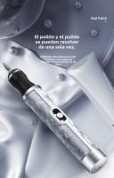 Pulidor De Uñas Pequeño Pulidor Eléctrico Gris Uñas Gruesas Herramientas Piel Muerta Pulidor Quitar Uñas - details 5