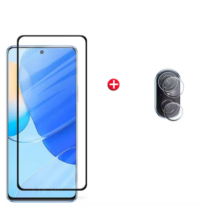 Protector de Pantalla de Vidrio Templado Huawei Nova 9 SE Cubierta Completa de Vidrio para Lente - 1