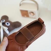 Zapatos de cuero para niñas, calzado de vestir versátil, informal, con fondo suave, estilo coreano, a la moda, otoño, 2024 - details 9