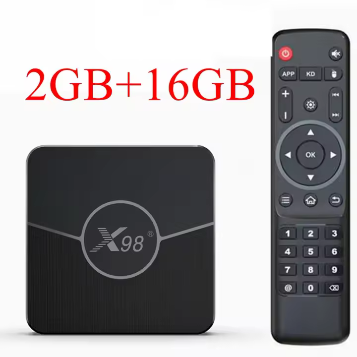 Android 11 Smart TV Box X98 Plus 4GB RAM 64GB 32GB Amlogic S905W2 Wifi Doble BT 4K 60fps LAN 100M - 1