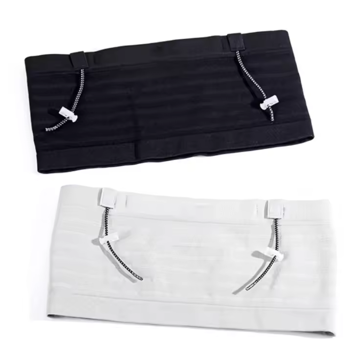 Cinturón para correr, riñonera Invisible, bolsa delgada de gran capacidad para correr maratón, bolsa fina de almacenamiento para teléfono deportivo, hombres y mujeres - 1