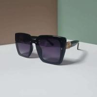 Gafas de sol de marca Glamour para mujeres y hombres, gafas de sol cuadradas de gran tamaño de diseñador, gafas sin montura unisex - details 6