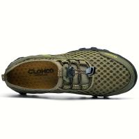 Zapatos de malla con suela de goma gruesa, zapatos adhesivos en frío hechos a mano para deportes casuales al aire libre para hombres. - details 23