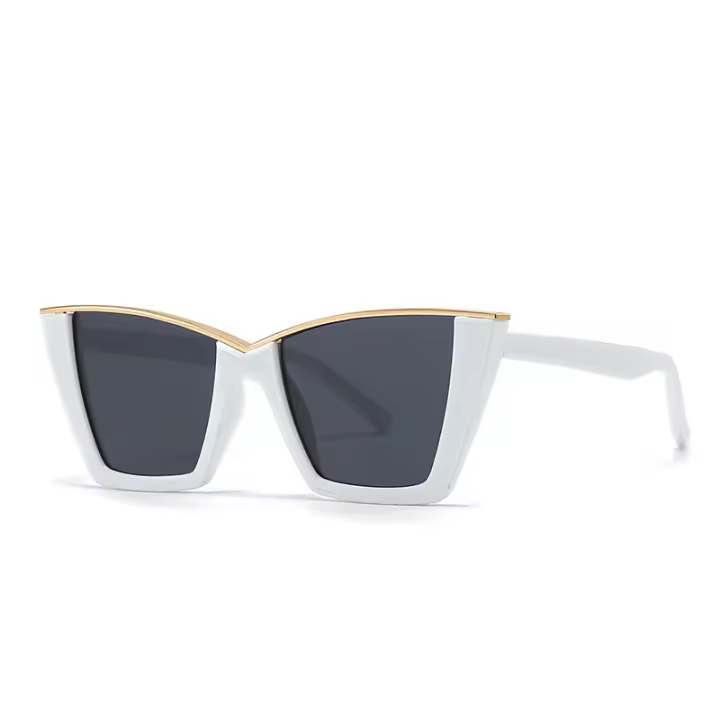 Toyear-gafas de sol estilo ojo de gato para mujer, de estilo Vintage lentes de sol, de marca de lujo, de diseñador, Punk, a la moda, Sexy - 1