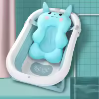 Asiento de baño de seguridad para recién nacido, almohada de bañera infantil, cojín de baño para bebé - details 3
