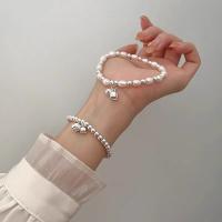 Pulsera De Plata Esterlina 925 Para Mujer Con Perlas Y Flores De Lirio Y Formas Geométricas Punk Joyería Moda Regalo - details 2