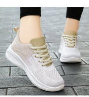 Zapatos de running mujeres 2024 casual suela suave zapatillas transpirables zapatos individuales fly weave mesh top zapatos venta al por mayo - details 22
