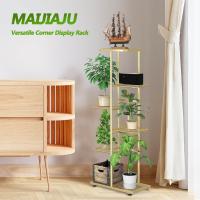 Estante de Almacenamiento para Plantas Metal Negro, Herramientas de Jardín y Guantes, 141 cm, Para Interior y Exterior, Escaleras para Plantas, para Balcón - details 12