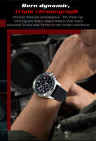 NORTH EDGE MACH Ⅱ solar Men 's Watch 316L stainless steel case three time Plate Night Light puntero TPR nylon Correa 104g - details 5