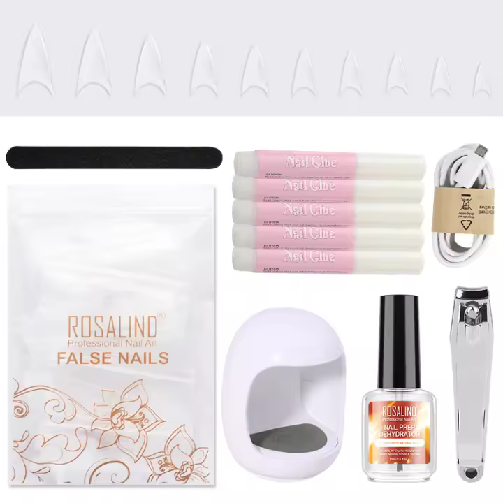ROSALIND-Juego de esmaltes en Gel para uñas, Kit de herramientas de manicura, tipos completos, para arte de uñas semipermanente, necesita esmalte UV LED - 1