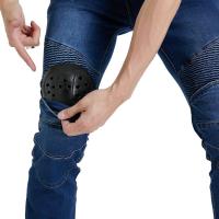 Motociclista de carreras jeans rectos, pantalones a prueba de caídas, pantalones de carreras de motocicletas todoterreno. - details 3