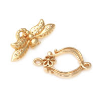 Pulsera de Tirantes Geométricos de Latón Dorado 18K Clasps para Hacer Joyería DIY - details 53