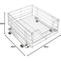 Cestas organizadoras extraíbles para muebles de cocina, metálicas - details 5