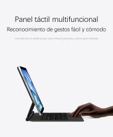 AJIUYU-Teclado mágico para iPad Air 11 M2 2024, Teclado magnético Air 6/5/4 Pro11 2018-2022, funda tipo Folio con retroiluminación inteligente - details 3