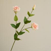 Grandes ramas de flores artificiales de Eustoma, 3 cabezas, simulación de tacto Real, flor de Lisianthus, flor falsa hidratante hecha a mano - details 1