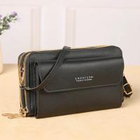 Bolso cruzado para mujer, bolso de hombro para teléfono móvil, bolso pequeño informal de doble capa - details 3