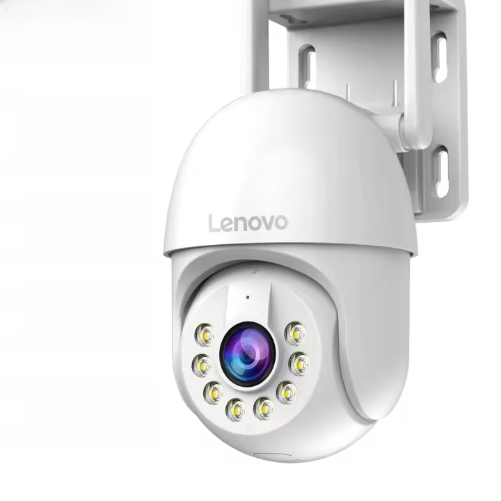 Cámara de Seguridad IP Lenovo de 3MP Zoom Digital 4X Visión Nocturna Impermeable - 1