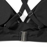Bikini de Cintura Alta para Mujer 2024 Traje de Baño de Rayas con Cuello en V - details 32