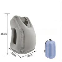 Almohada de Viaje Inflable Mejorada Soporte de Cuello para Descanso en Aire y Oficina - details 0