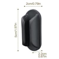 Soporte para bálsamo labial de coche, estante de almacenamiento de lápiz labial expandible anticaída, fácil de instalar, ahorro de espacio, 2 uds. - details 0