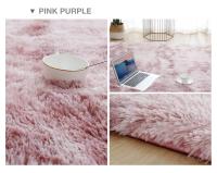 Alfombra Gris para Sala de Estar Alfombra de Peluche para Dormitorio Alfombras Suaves de Terciopelo para Decoración del Hogar Alfombra Antideslizante para Habitación de Niños - details 3