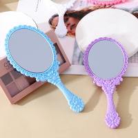 Espejo De Maquillaje Portátil Vintage Con Mango Para Mujer Espejo De Mano Para SPA Y Salon De Belleza ABS Magnificador - details 11