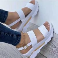 Sandalias de tacón de cuña de verano para mujer - details 5